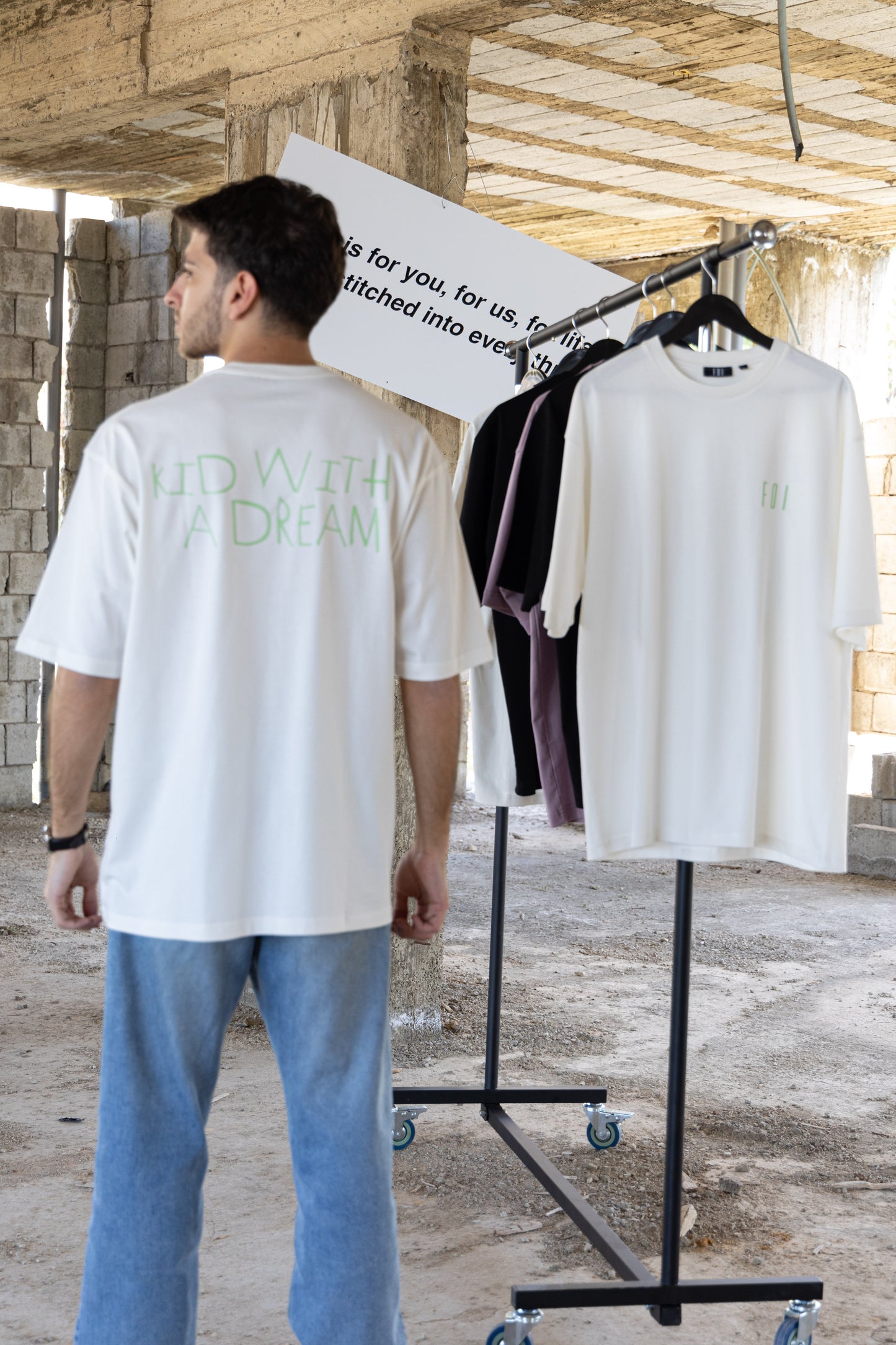 "Kid With A Dream" White T-Shirt