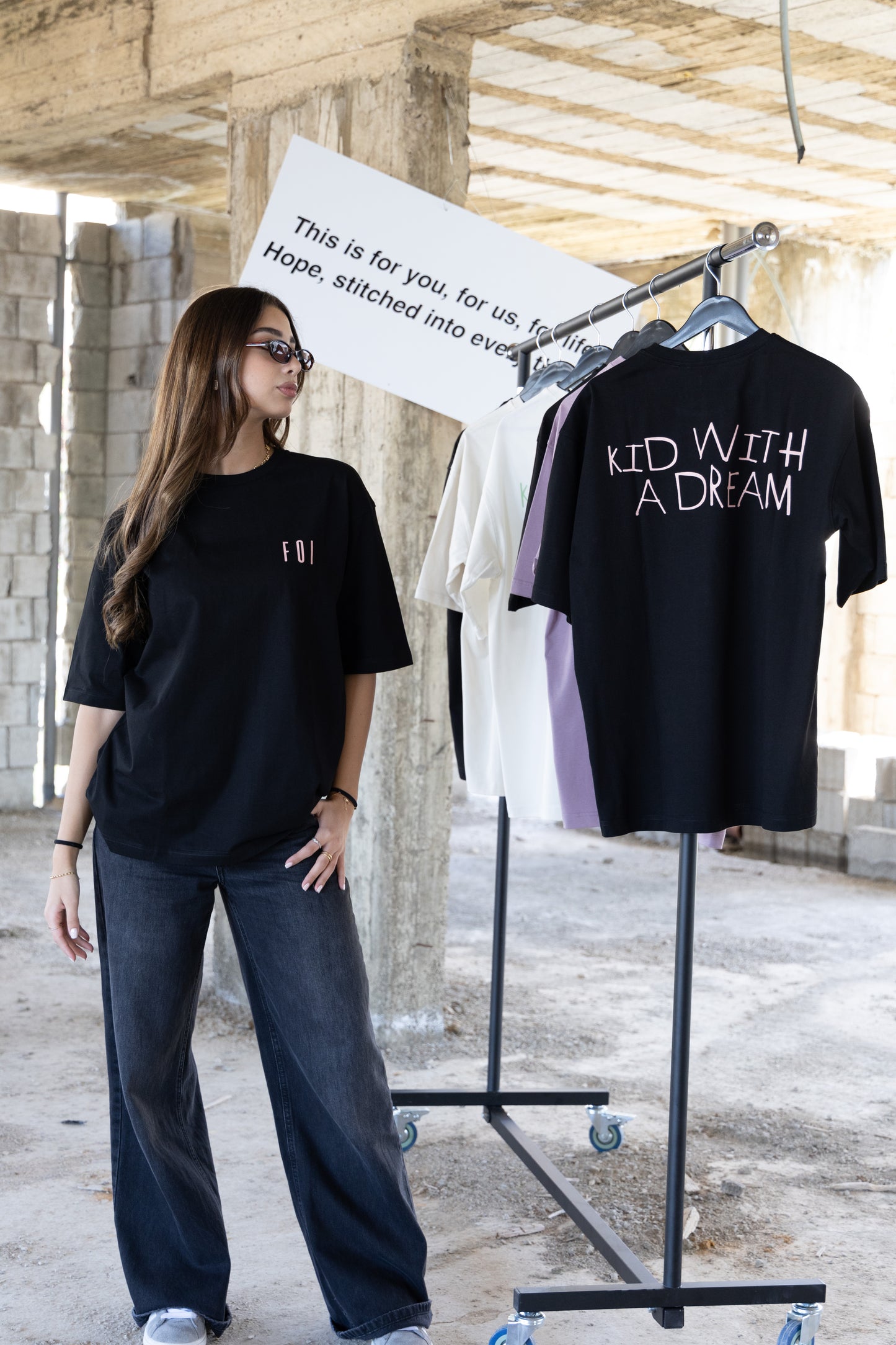 "Kid With A Dream" Black T-Shirt