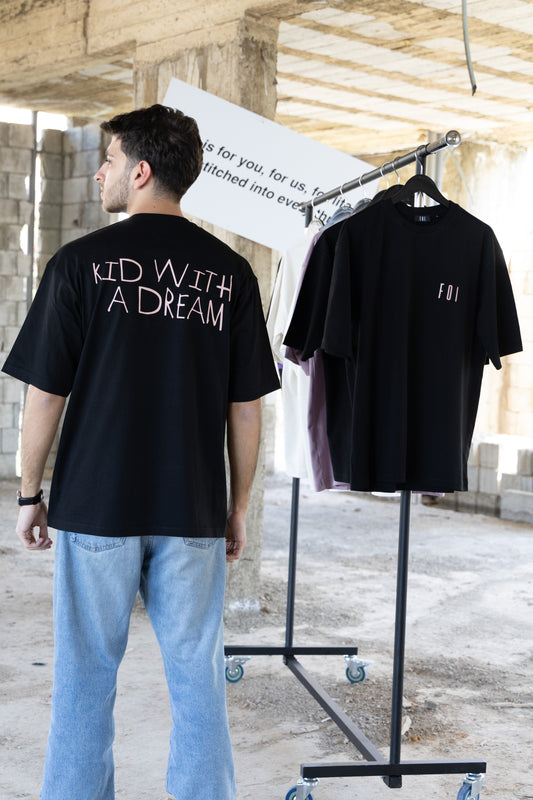 "Kid With A Dream" Black T-Shirt