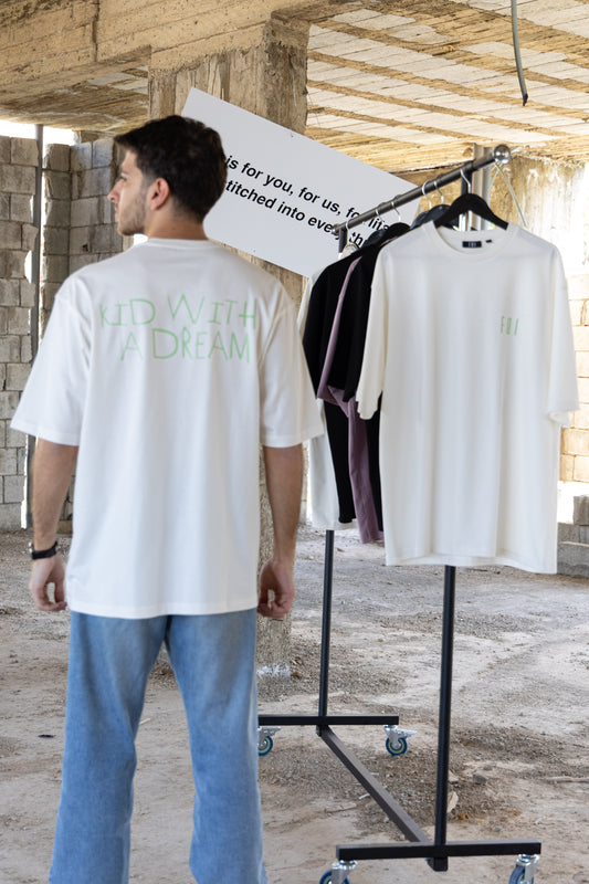 "Kid With A Dream" White T-Shirt